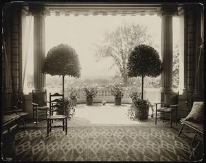 Spring Lawn: J. E. Alexandre, Lenox Mass., view from hall