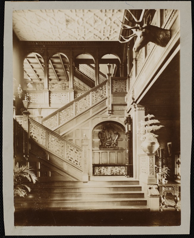 Ventfort Hall: staircase