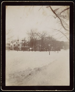 Lenox: Winter scene on Main Street