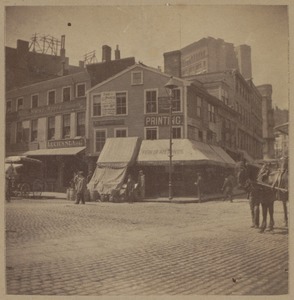 Boston, Sun Tavern, Dock Square, 1690