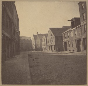 Boston, Fulton Street, old buildings, taken down in 1896.
