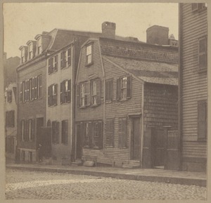 Boston, Hartt house, Hull Street, 1724