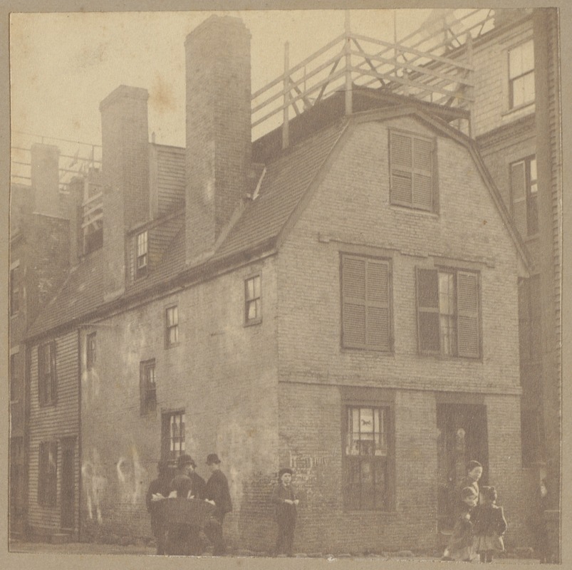 Boston, Clough House, Sheafe Street, before 1725