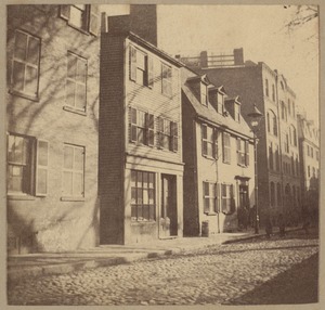 Boston, Vernon house, Charter Street, about 1696