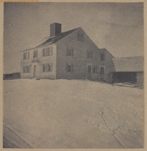 Bedford, Samuel Davis homestead, built 1690. The present-owner, 7th in direct succession has the original and only deed of the farm.