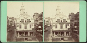 Old State House on State & Washington Sts. Boston, Mass.