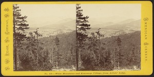 White Mountains and Kearsarge Village, from Artists' Ledge