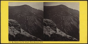 Mt. Webster, from Mt. Willard - White Mountains, N. H.