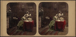 Women in quiet study