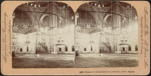 Mosque of Mohammed Ali (interior), Cairo, Egypt
