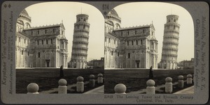 The leaning tower, and cathedral, Pisa, Italy