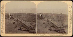 The city of death, St. Pierre - from its cemetery - destroyed by the eruption of Mont Pelée, Martinique, W.I.