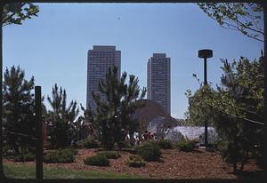 Christopher Columbus Park, Harbor Towers In background