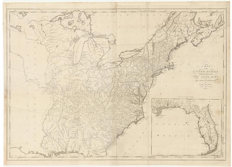 A map of the United States: compiled chiefly from the state maps, and other authentic information