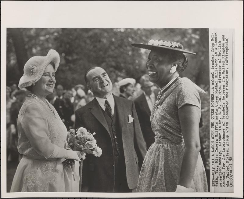 A laugh with the Queen Mother