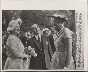 A laugh with the Queen Mother