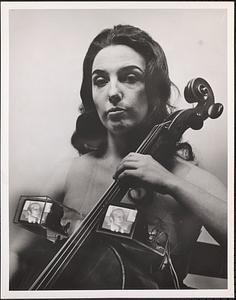 "TV bra for living sculpture," 1969