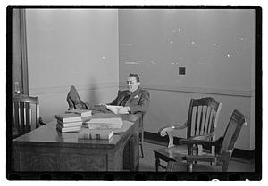 Man at table