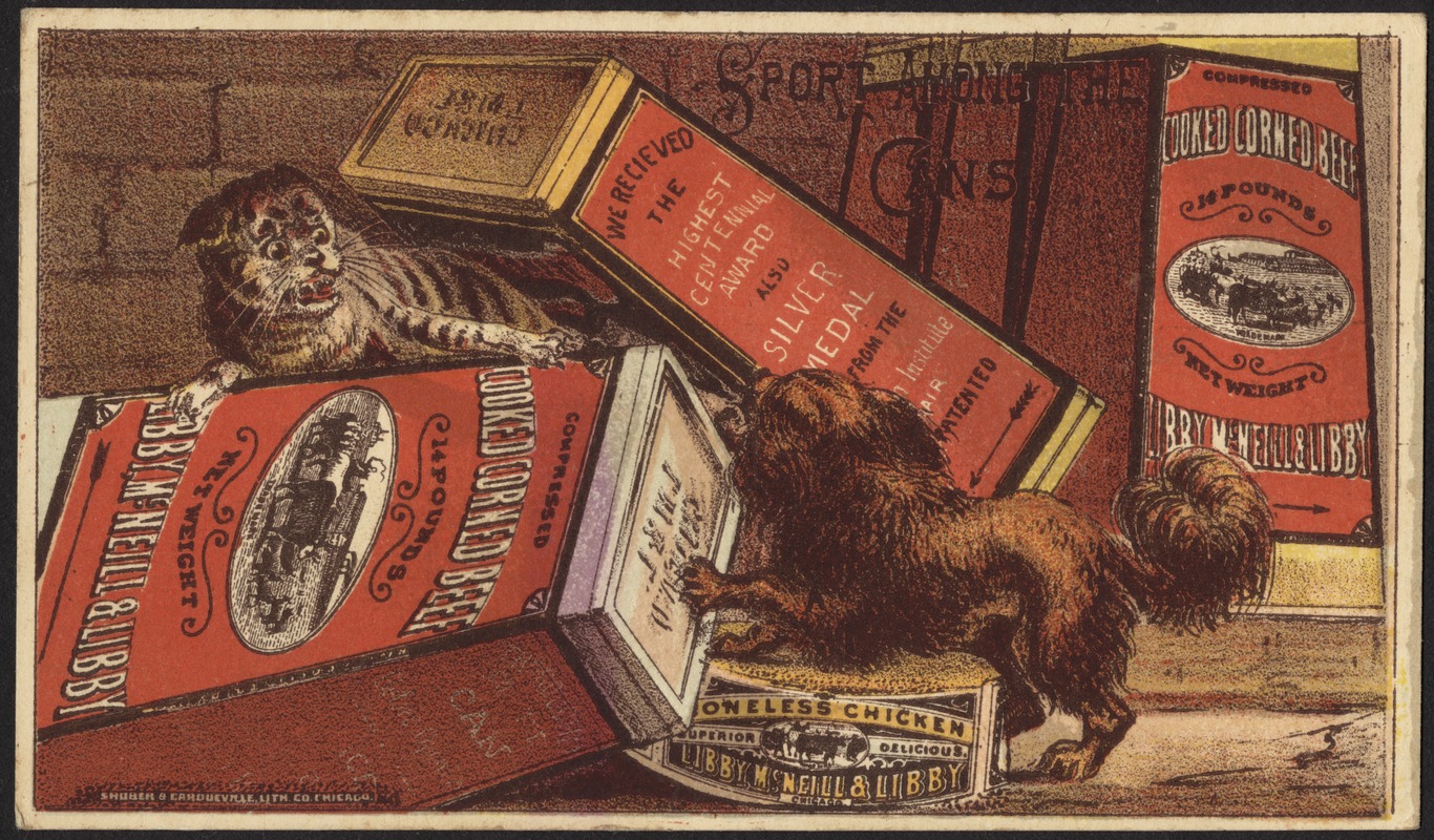 Sport among the cans Libby, McNeill & Libby Cooked Corned Beef