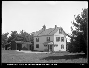 Sudbury Department, Ashland Reservoir, Attendant's house, Ashland, Mass., Apr. 28, 1910