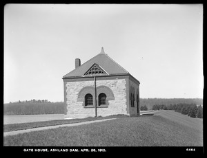 Sudbury Department, Ashland Dam, Gatehouse, Ashland, Mass., Apr. 28, 1910