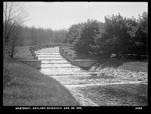Sudbury Department, Ashland Dam, Wasteway, Ashland, Mass., Apr. 28, 1910