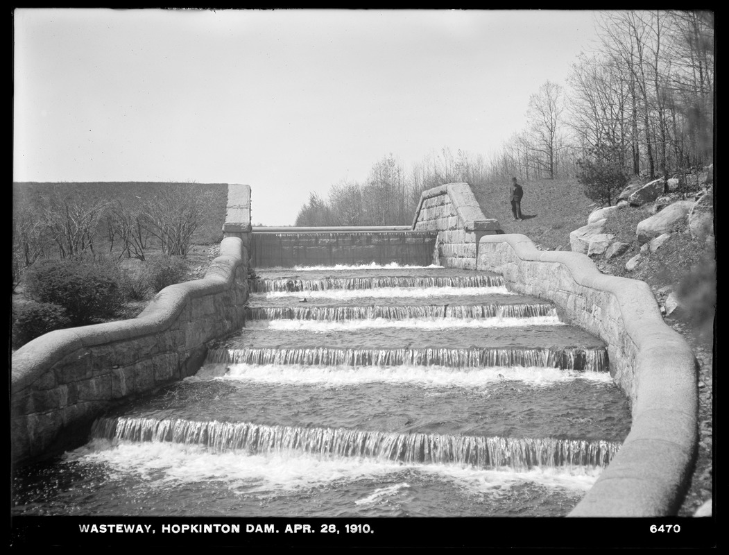 Sudbury Department, Hopkinton Dam, Wasteway, Ashland, Mass., Apr. 28