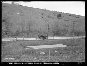 Sudbury Department, filter-bed below Southborough swimming pool, Boston Road, Fayville, Southborough, Mass., Apr. 28, 1910