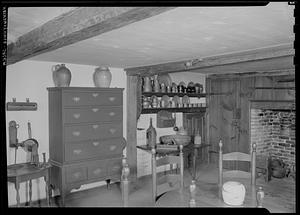 Hathaway House, Salem: interior