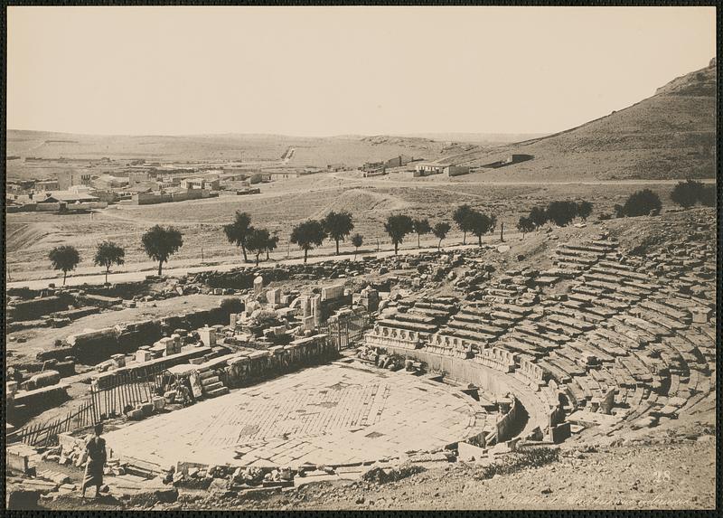 Théâtre de Bacchus, vue intérieure - Digital Commonwealth