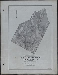 Soil Classification Town of Acton