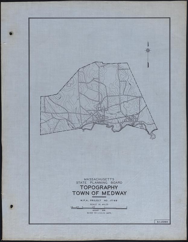 Topography Town of Medway Digital Commonwealth