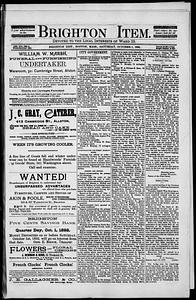 The Brighton Item, October 01, 1892