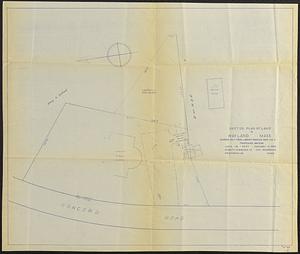 Sketch plan of land in Wayland, Mass.
