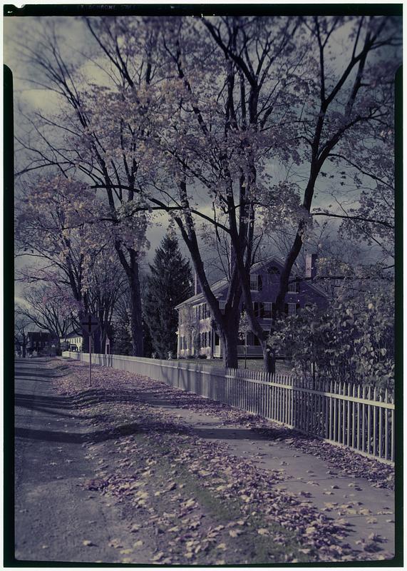 Neighborhood in autumn, Pepperell