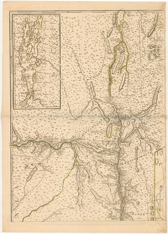 Province de New-York en 4. feuilles par Montresor