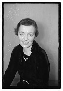 A woman posing