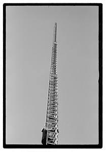 Fire truck and ladder
