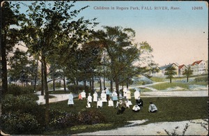 Children in Rogers Park, Fall River, Mass.