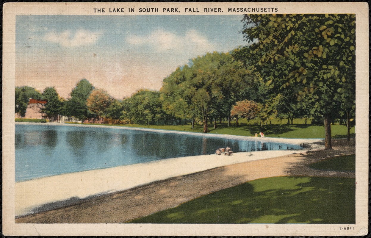 The lake in South Park, Fall River, Massachusetts