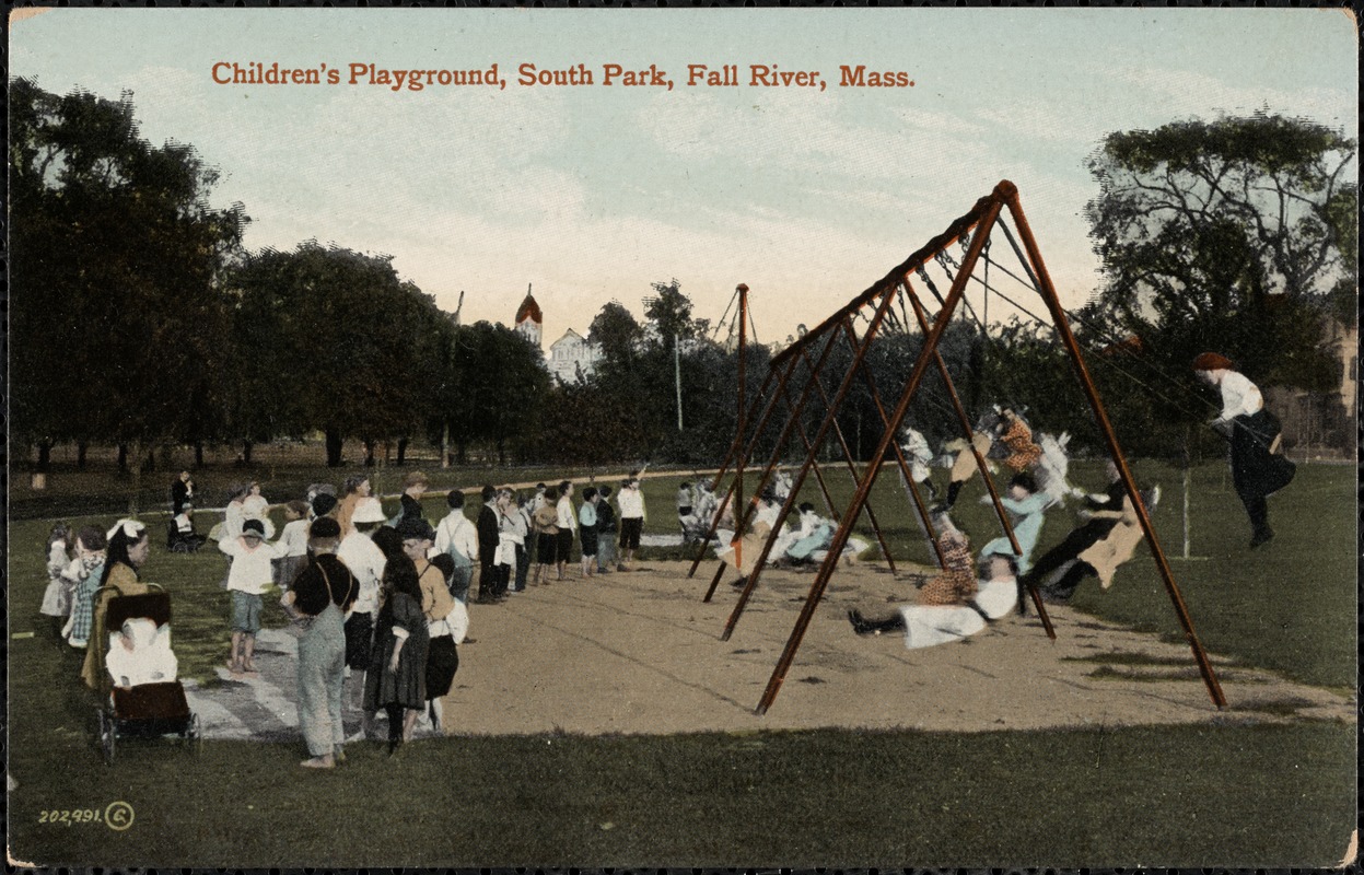 Children's playground, South Park, Fall River, Mass.