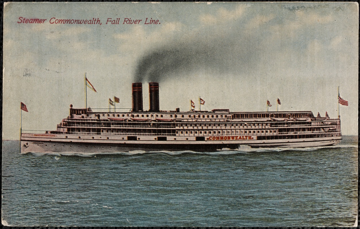 Steamer Commonwealth, Fall River Line