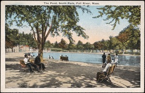 The pond, South Park, Fall River, Mass.