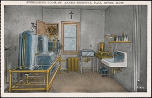 Sterilizing room, St. Anne's Hospital, Fall River, Mass.