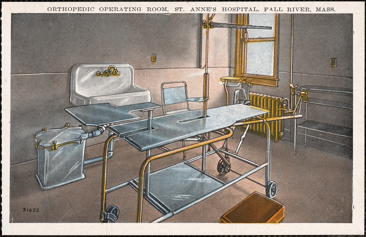 Operating Room Fall Orthopedic operating room, St. Anne's Hospital, Fall River, Mass ...