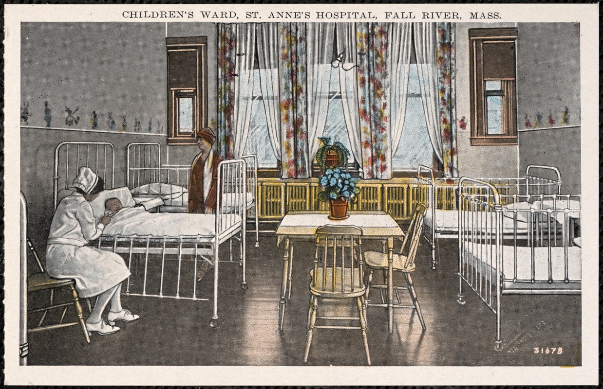 Children's ward, St. Anne's Hospital, Fall River, Mass.