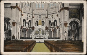 Interior St. Anne's R.C. Church, Fall River, Mass.