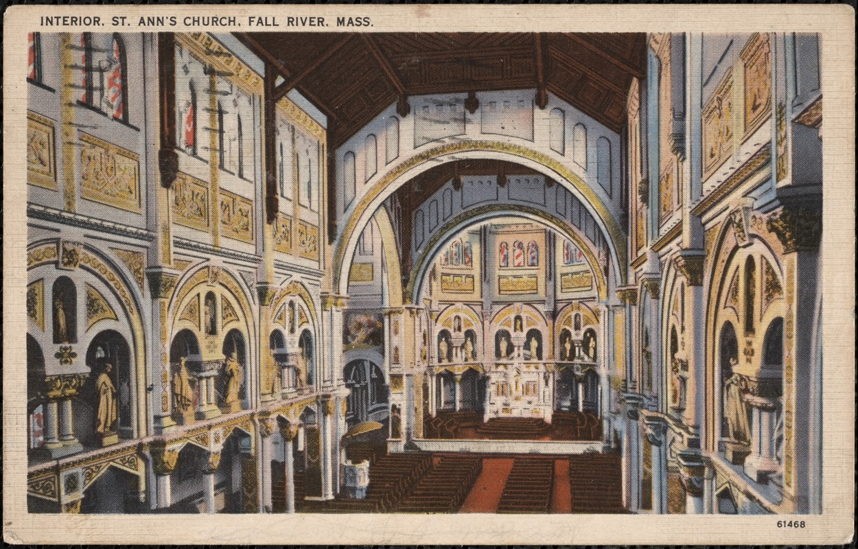 Interior. St. Ann's Church, Fall River, Mass.