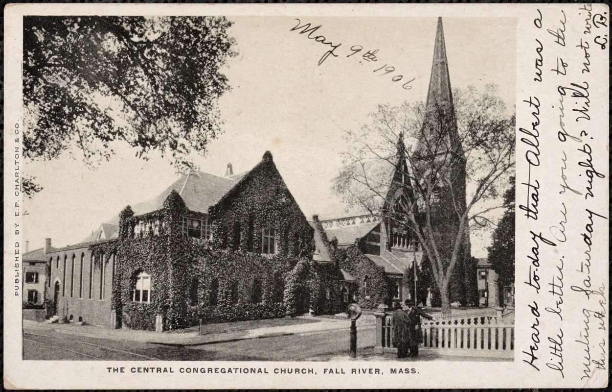 The Central Congregational Church, Fall River, Mass.