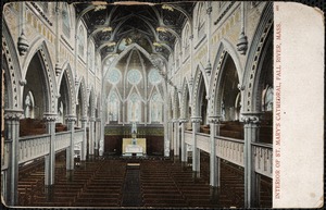 Interior of St. Mary's Cathedral, Fall River, Mass.